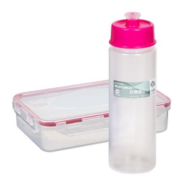 Lunch boxes and drinking bottles