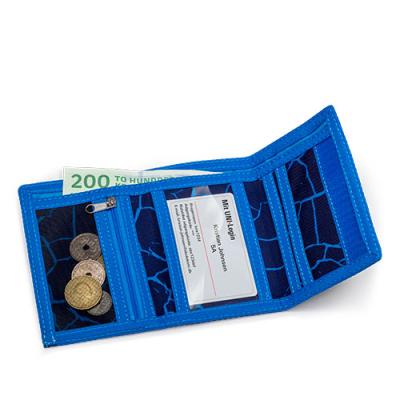 smart, little wallet with a Velcro fastener