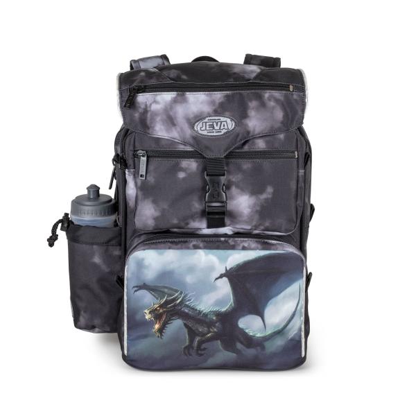 BEGINNERS schoolbag with dragon
