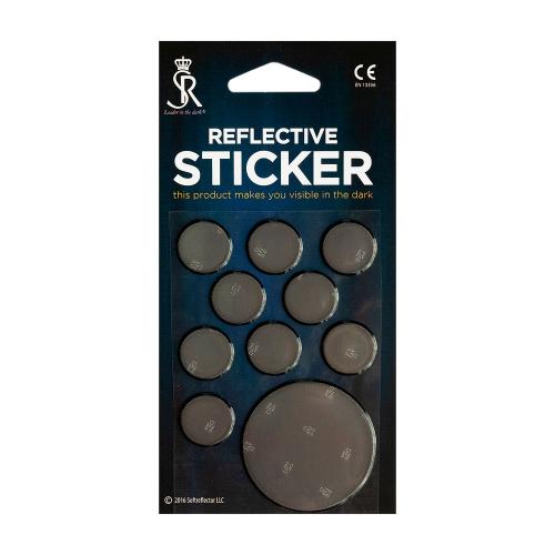 reflective stickers, black