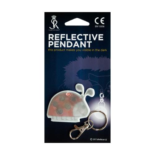 Ladybug reflective pendant