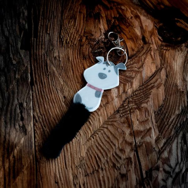reflective dog pendant