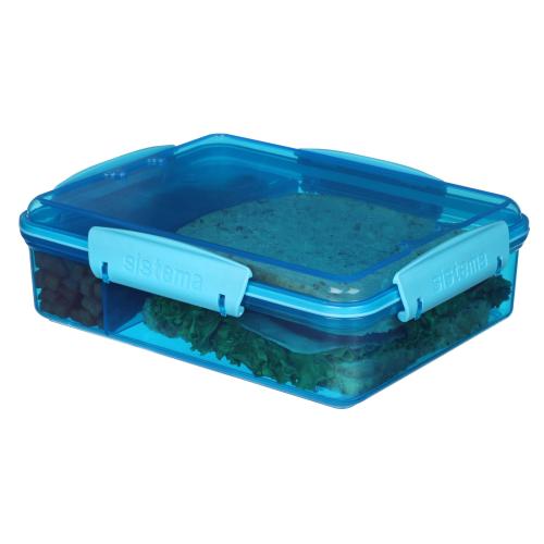 Lunch Box for School Bag blue