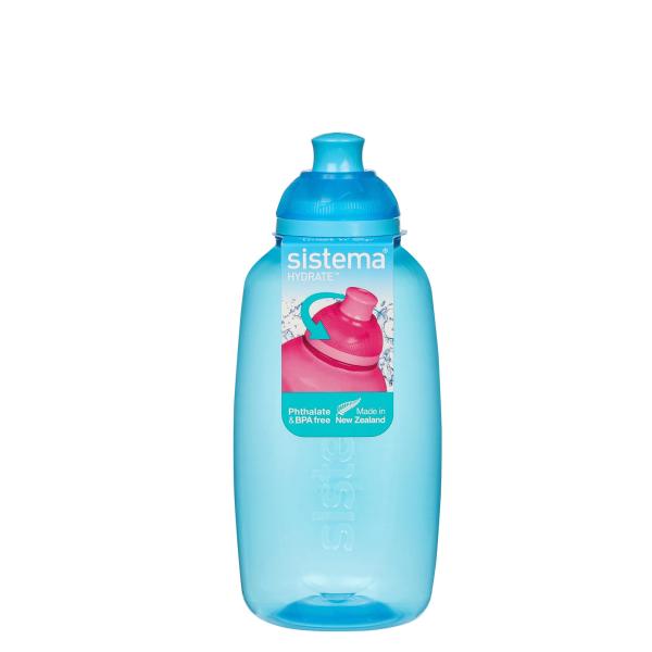 Drinking Bottle Twist 'n' Sip Itsy 380 ml blue