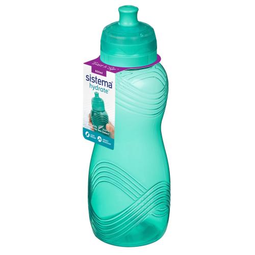 Wave 600ml Water Bottle green