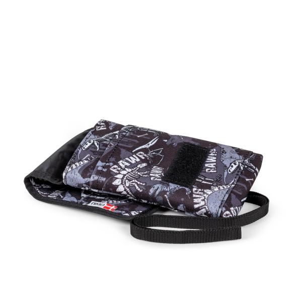 velcro fastener and inner pocket