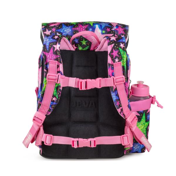 Elementary school bag with ergonomic back