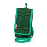 green mobile bag with safety strap