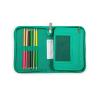 pencil case with writing utensils
