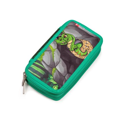 pencil case with dragon motif