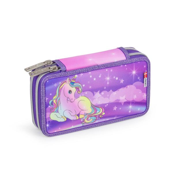 Pencil case with a unicorn