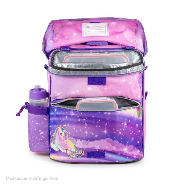 schoolbag with 2 cooling compartments
