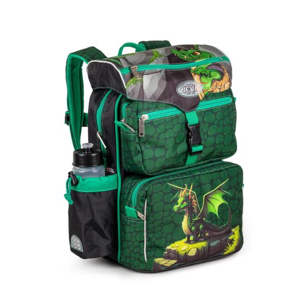 green school bag