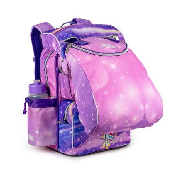 schoolbag with gym bag
