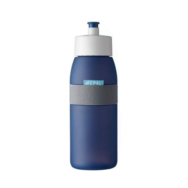 Drinking bottle from Mepal in dark blue plastic