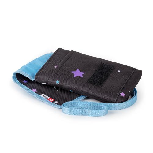 velcro fastener and inner pocket