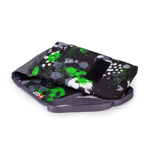 velcro fastener and inner pocket