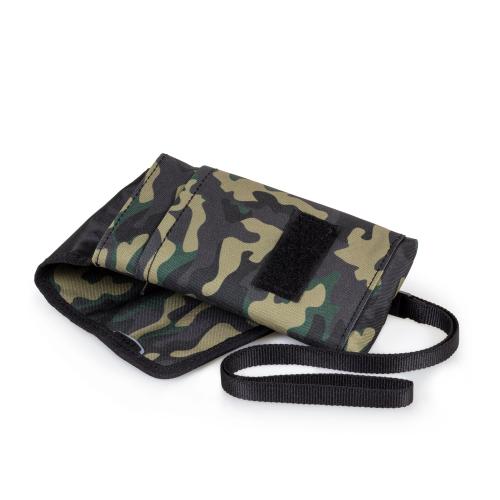 velcro fastener and inner pocket