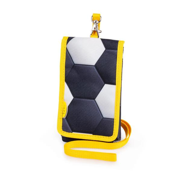 mobile cover with safety strap
