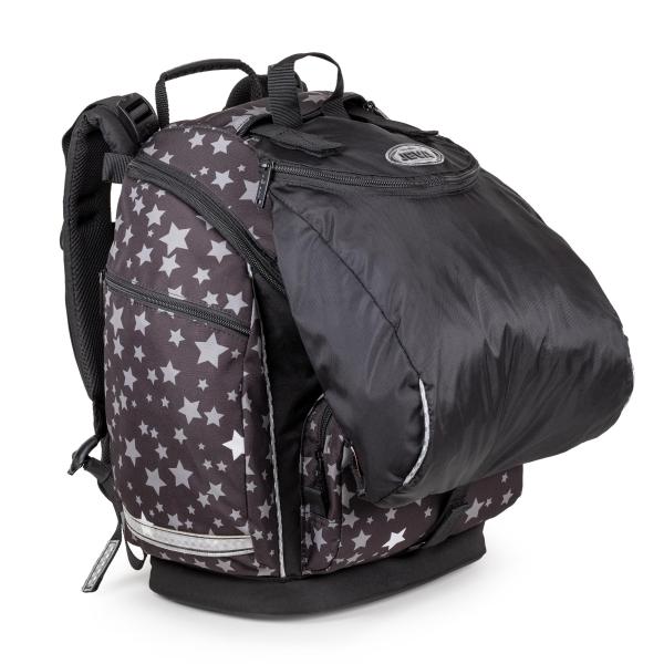 school bag with gym bag