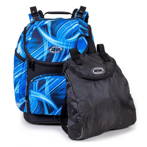 JEVA school bag with gym bag