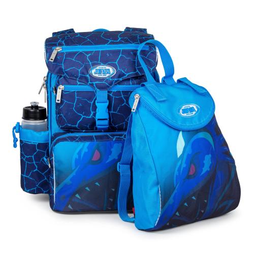 schoolbag with gym bag