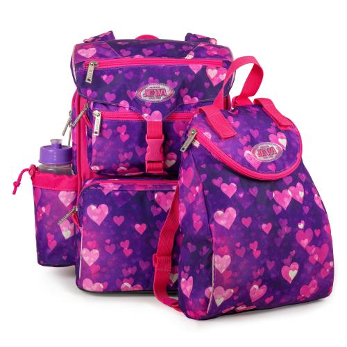 schoolbag with gym bag