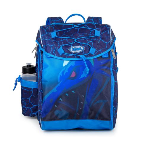 blue school bag