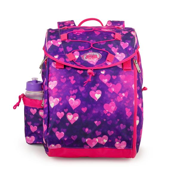 schoolbag with hearts
