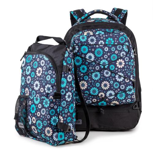 Large backpack w. detachable mini-backpack