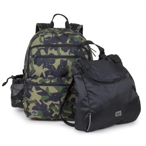 Backpack with a camouflage pattern