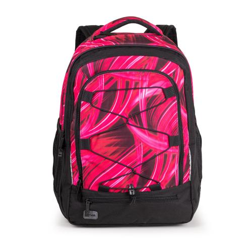Pink backpack for school and leisure