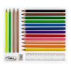 content of a ONEZIP and TWOZIP pencil case from JEVA