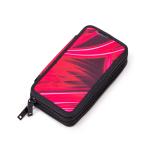 Double pink pencil case