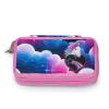 double pencil case with unicorn