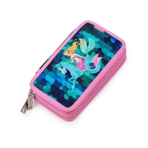 mermazing twozip pencil case