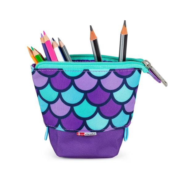 Rainbow Mermaid - open (pencils not included)