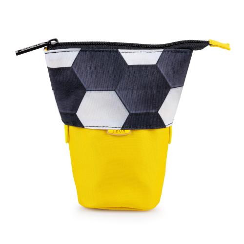 Yellow football pencil case