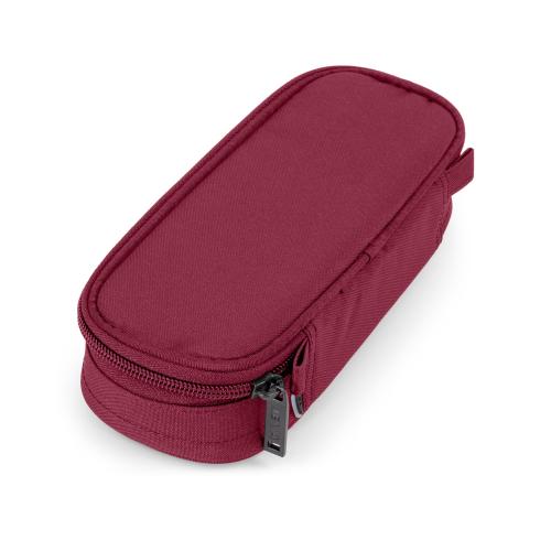 dark red pencil case