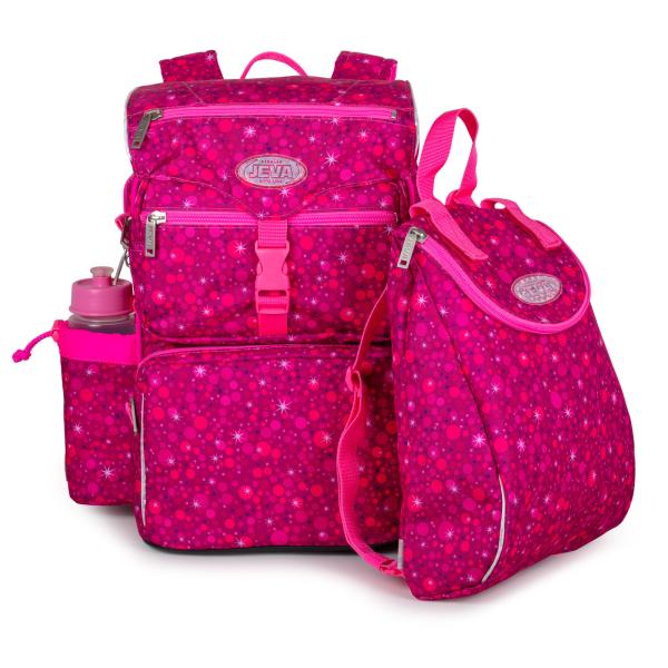 pink schoolbag for 0. - 2. class