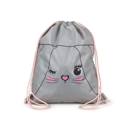 extra gym bag with rabbit motif