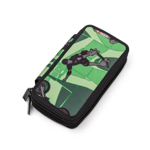 pencil case with writing utensils