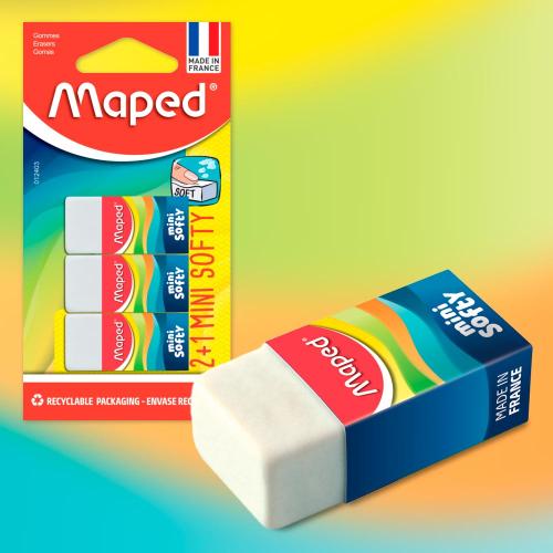 eraser 3 pcs. Maped