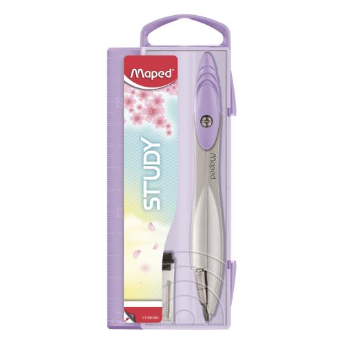 compass for school, purple 