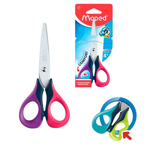 pink scissors with comfort grip