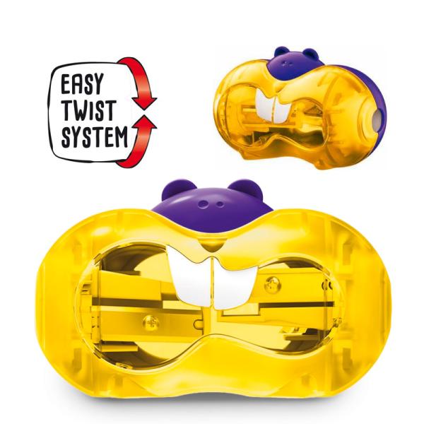 hamster pencil sharpener yellow