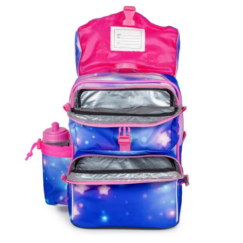 school bag with 2 lunch box compartments