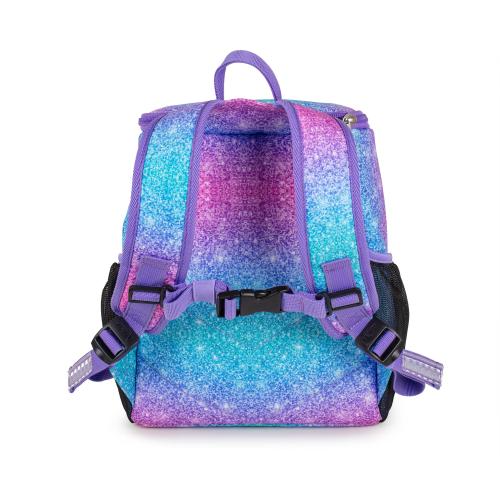 padded shoulder straps and chest strap