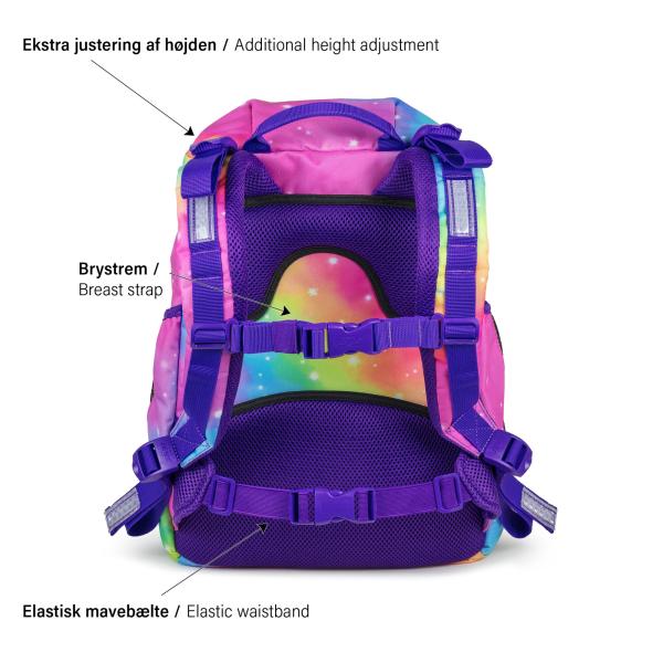 the bag seen from behind
