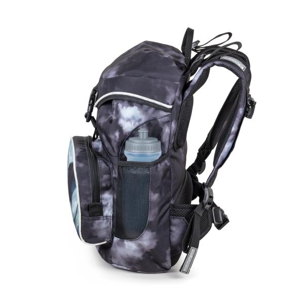 school bag seen from the side